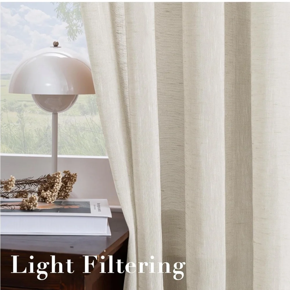 CURTAINS SHEER WITH GROMMETS
